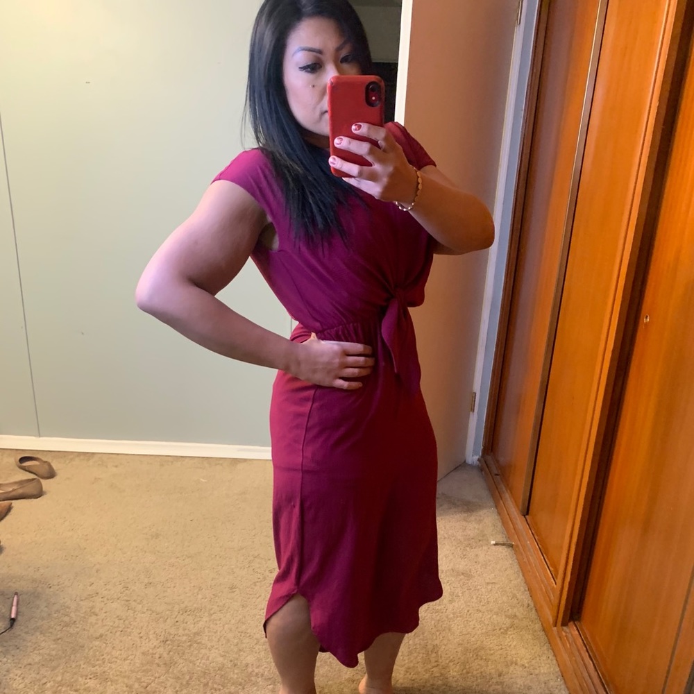 Magenta dress